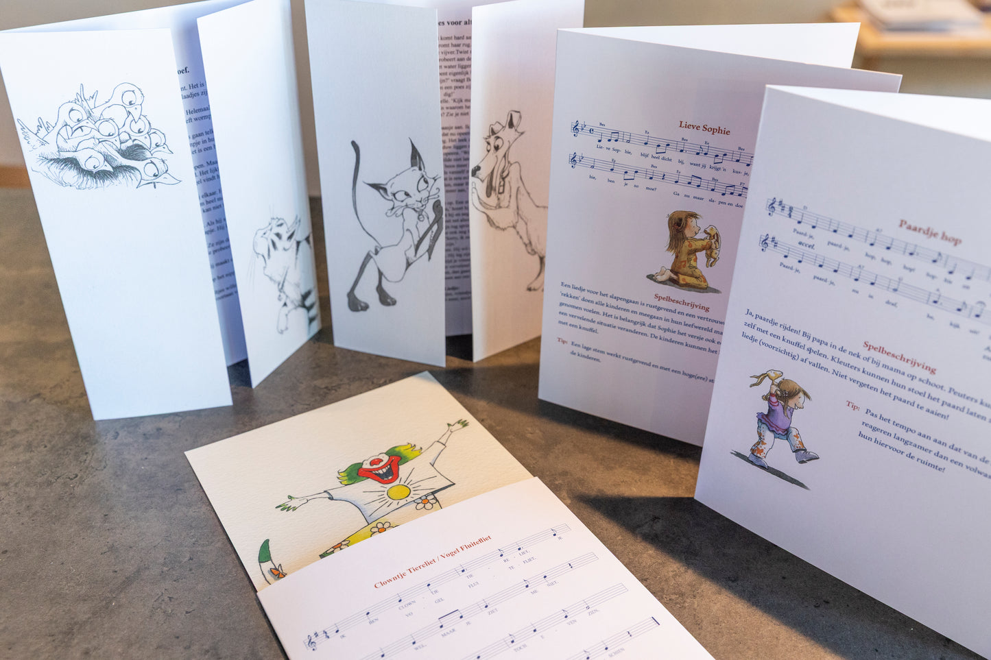 Kinderliedjes, Luik kaarten