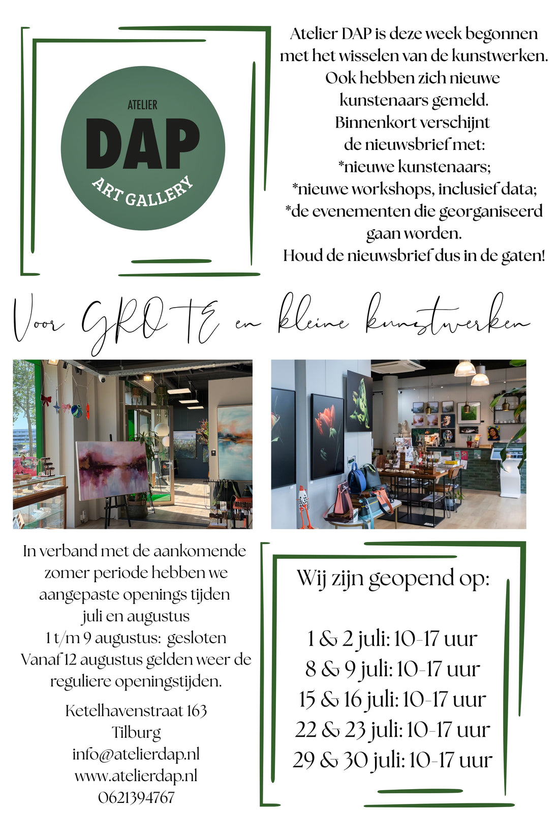 Dat je het even weet