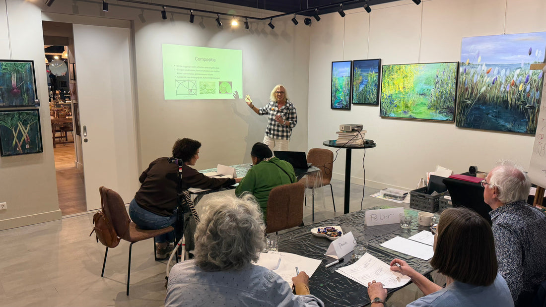 Workshop gegeven door Lidie Voorend "Kunst van het Zien"