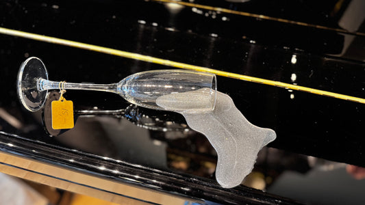 Fallen Champagne glass