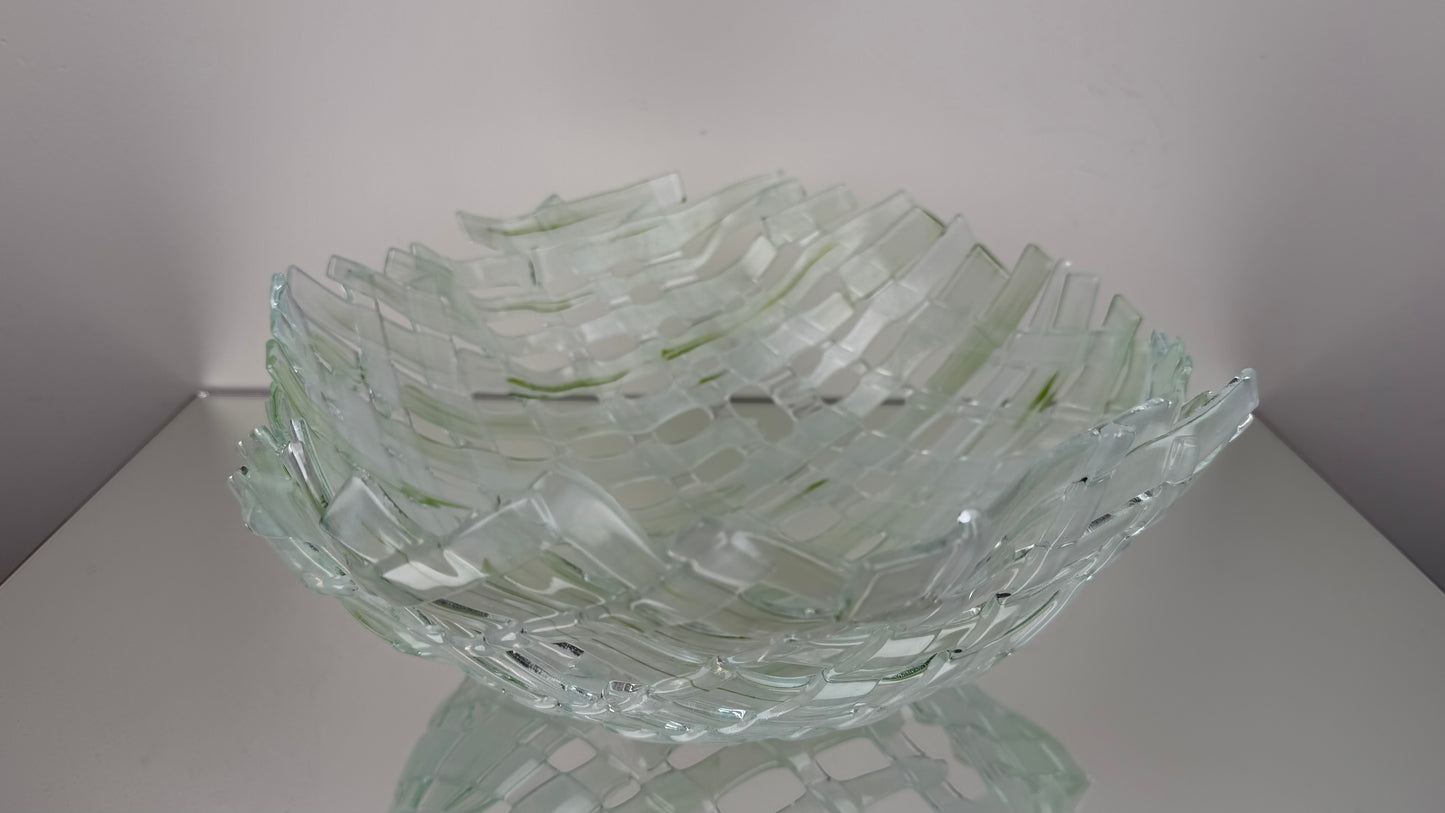 Glass white chalice