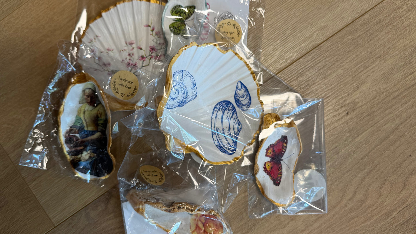 Schelpen decoreren, lekker nazomeren