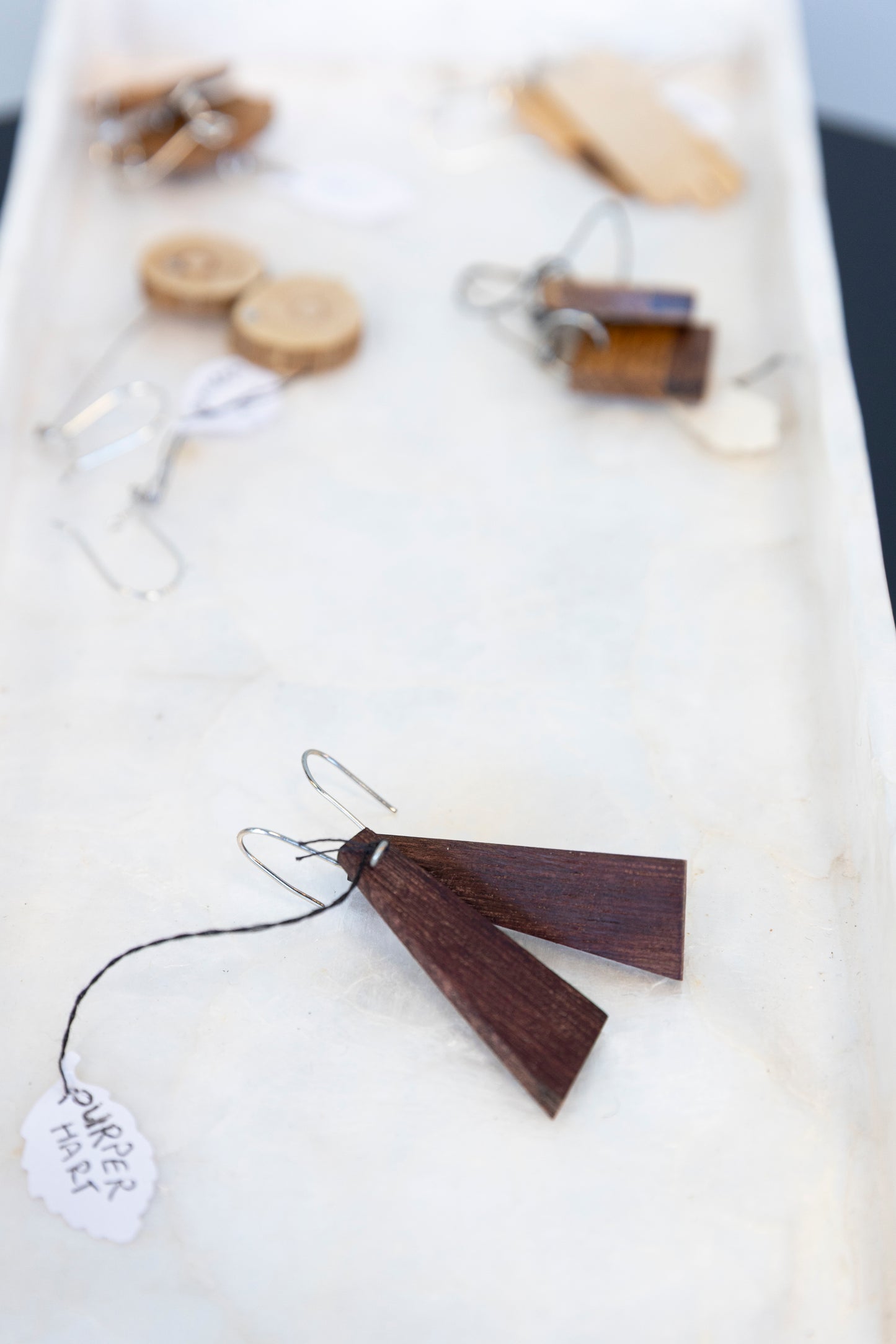 Wooden jewelry