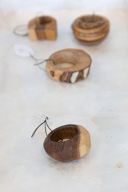 Wooden jewelry