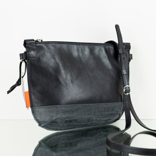 Marina Bags Lucca Zwart-croco