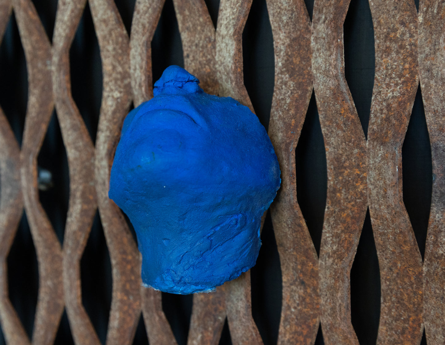 Fragment of "She holds Iron"