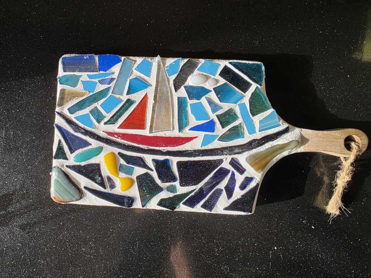 Mozaïeken met glas