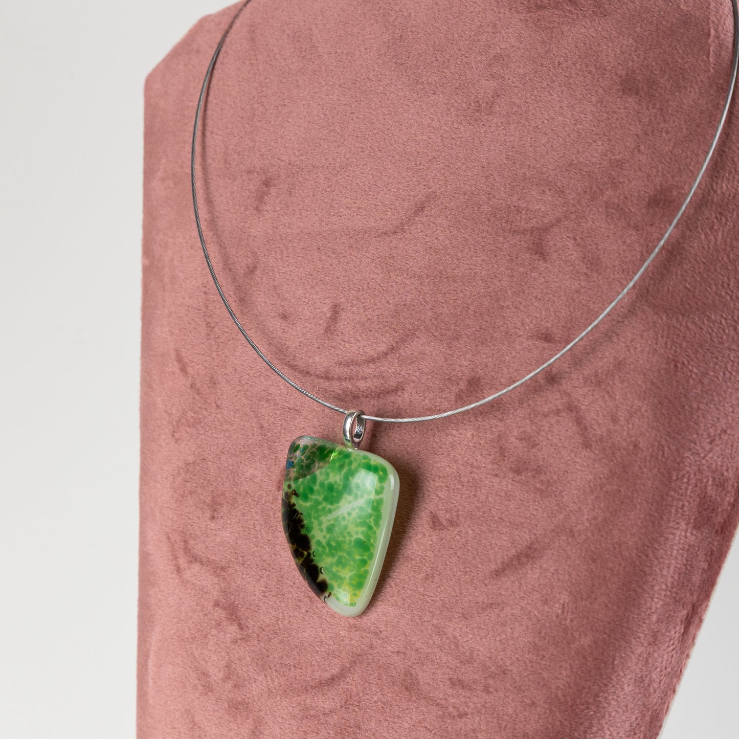 Different kind of glass jewelry