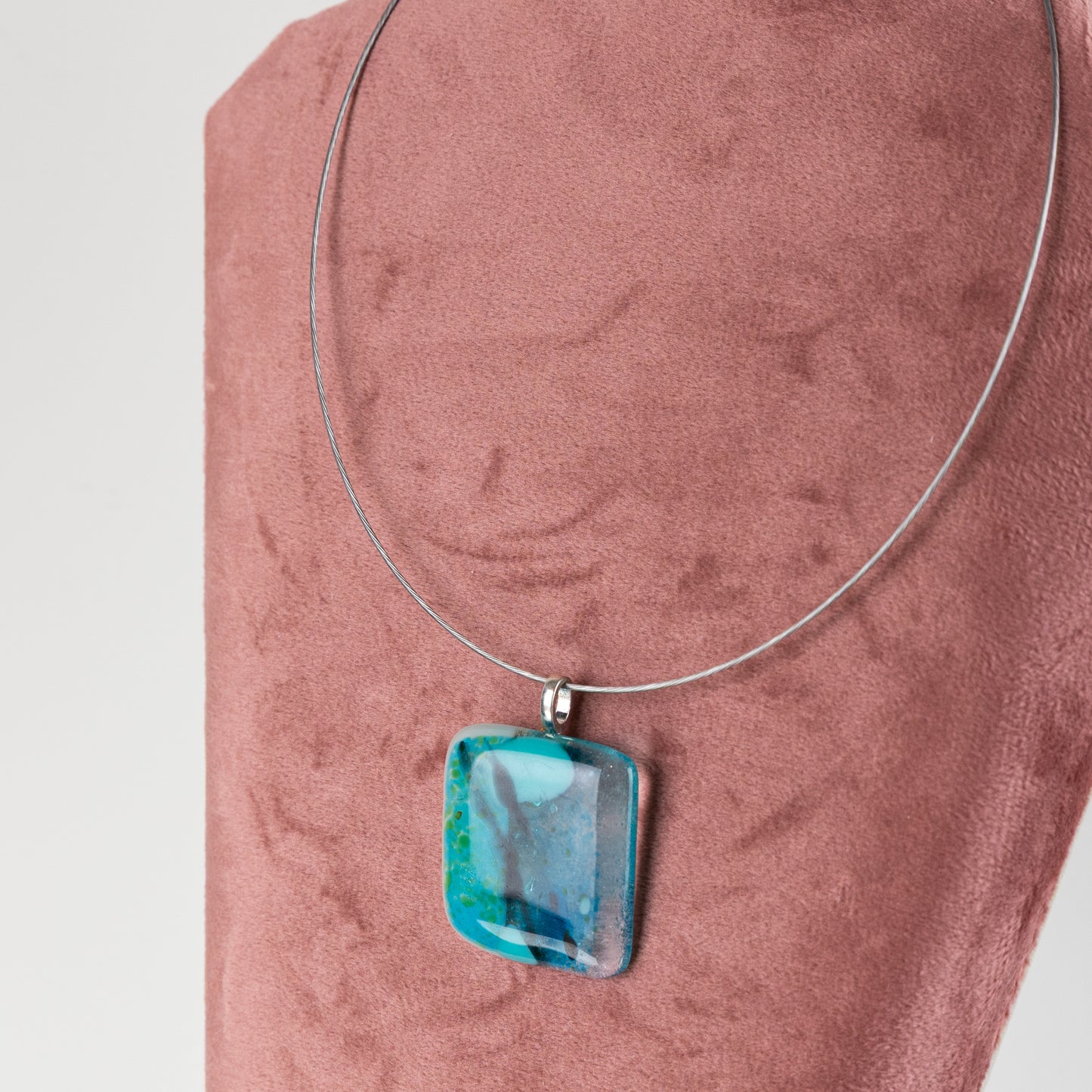 Different kind of glass jewelry