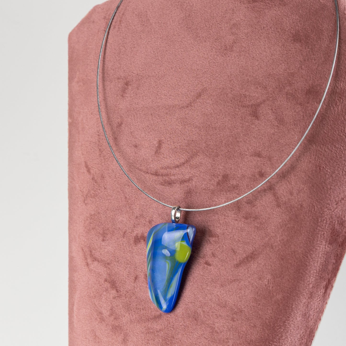 Different kind of glass jewelry
