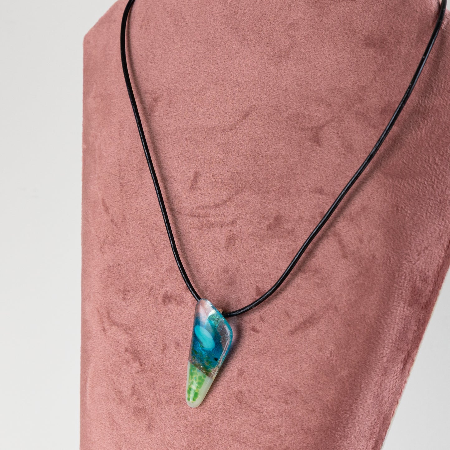 Different kind of glass jewelry